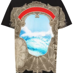 【二手】GIVENCHY 超大款印花T恤 XS