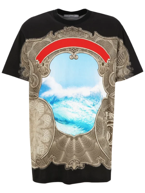 【二手】GIVENCHY 超大款印花T恤 XS