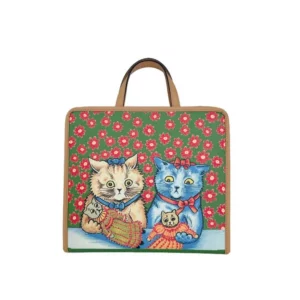 【二手】GUCCI 貓咪印花兒童手袋 RR2572