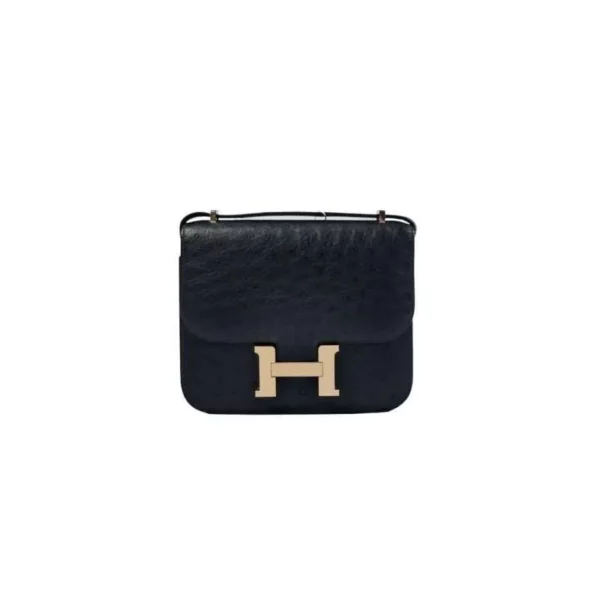 【二手】HERMES CONSTANCE 鴕鳥皮手袋 YY2202