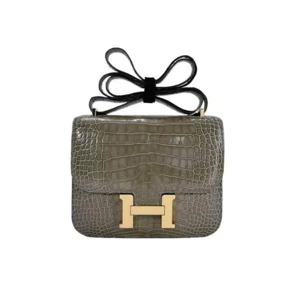 【二手】HERMES CONSTANCE 鱷魚皮迷你手袋 YY2211