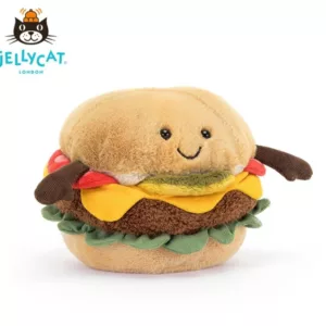 【全新】JELLY CAT 漢堡包公仔 PD2484