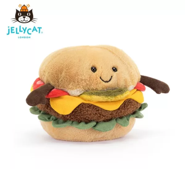 【全新】JELLY CAT 漢堡包公仔 PD2484