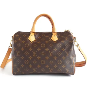 【二手】LOUIS VUITTON SPEEDY 30 肩帶手提袋 M41112 RR2385
