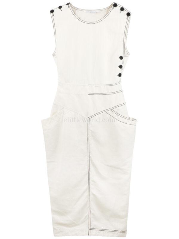 【二手】STELLA MCCARTNEY 對比縫線連衣裙 36