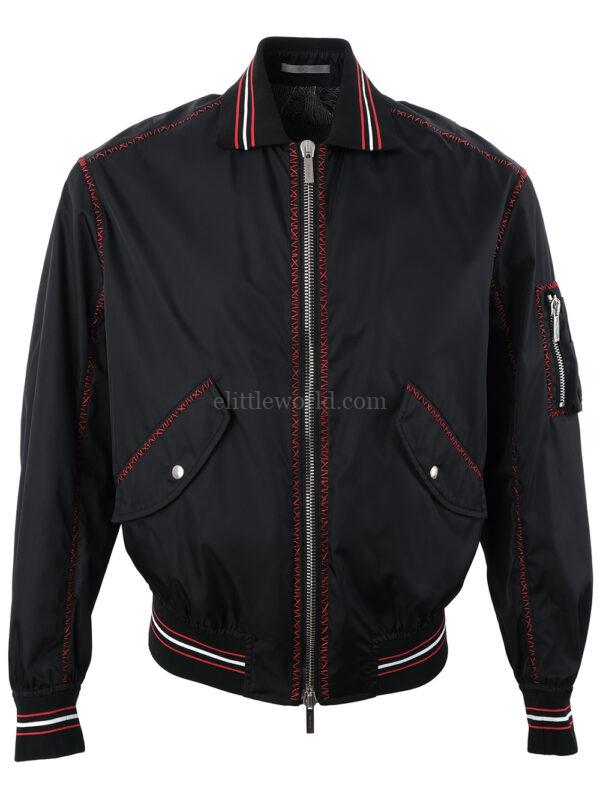 【二手】DIOR HOMME 撞色縫線拉鍊夾克 46