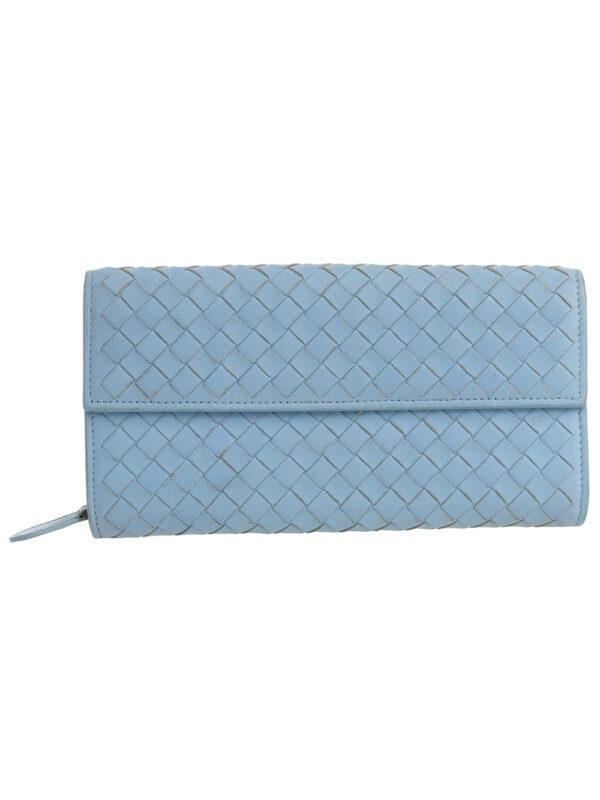 【二手】BOTTEGA VENETA INTRECCIATO 編織長款錢包