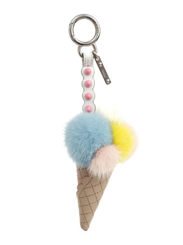 【二手】FENDI 冰激淋甜筒吊飾