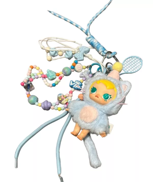【全新】POP MART BABY MOLLY 口袋系列 藍色掛飾 PD2584