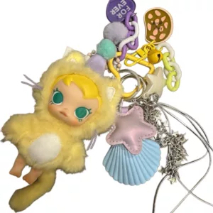 【全新】POP MART BABY MOLLY 口袋系列 黃色掛飾 PD2585