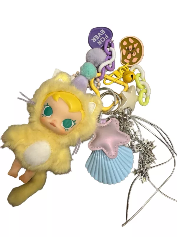 【全新】POP MART BABY MOLLY 口袋系列 黃色掛飾 PD2585
