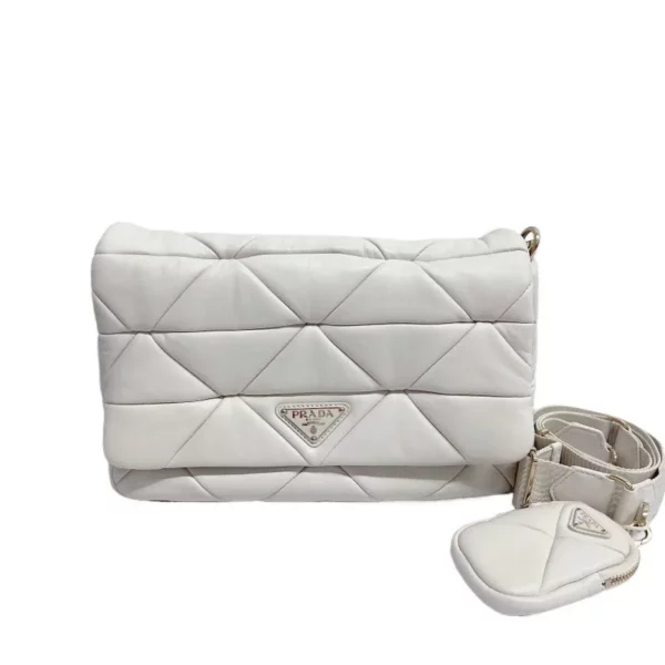 【二手】PRADA 白色手提袋 PD2602