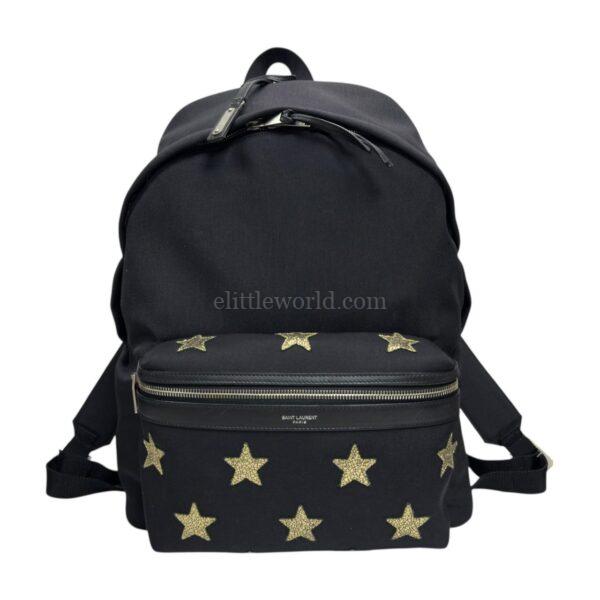 【二手】SAINT LAURENT 黑色 星星背包 PD2713
