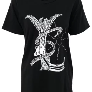 【二手】SAINT LAURENT 圖案印花T恤 M