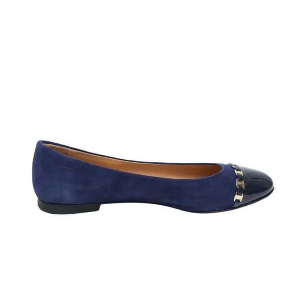 【二手】SALVATORE FERRAGAMO 絨面革低跟鞋 6.5M E15998