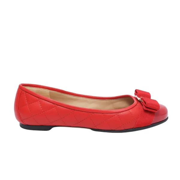 【二手】SALVATORE FERRAGAMO VARINA 芭蕾平底鞋 5C E15852
