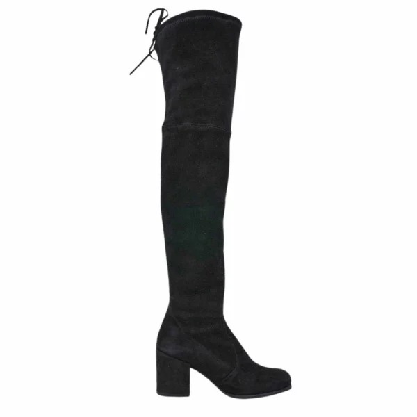 【二手】STUART WEITZMAN 高跟拼接過膝靴 35.5 E12519