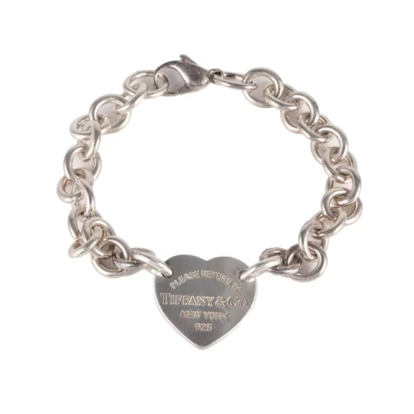 【二手】TIFFANY & CO. RETURN TO TIFFANY 心形吊飾手鍊 PD2593