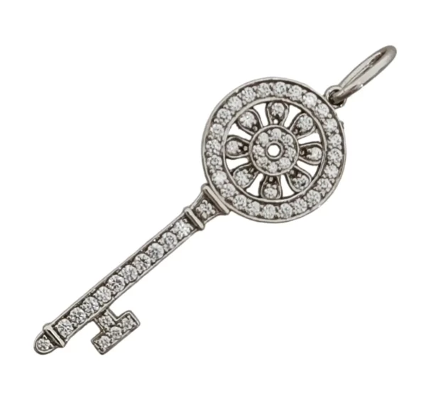 【二手】TIFFANY & CO. TIFFANY KEYS 花瓣鑰匙鍊墜 RR2419
