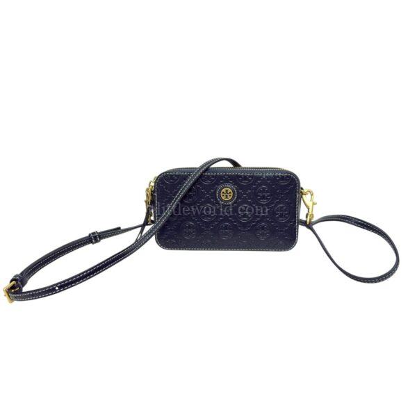 【二手】TORY BURCH 深藍色斜背包 PD2674