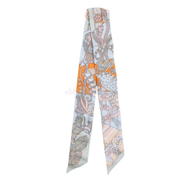 【全新】HERMES TWILLY DE L'OMBRELLE AUX DUELS 絲巾 E14799