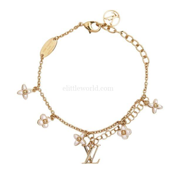 【二手】LOUIS VUITTON LV FLORAGRAM 手鍊 M0940A E24783