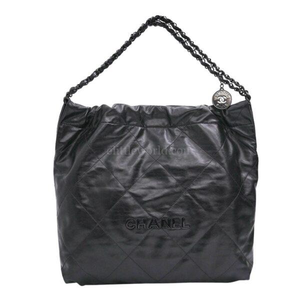 【二手】CHANEL 22 中號手袋 AS3261 E24855