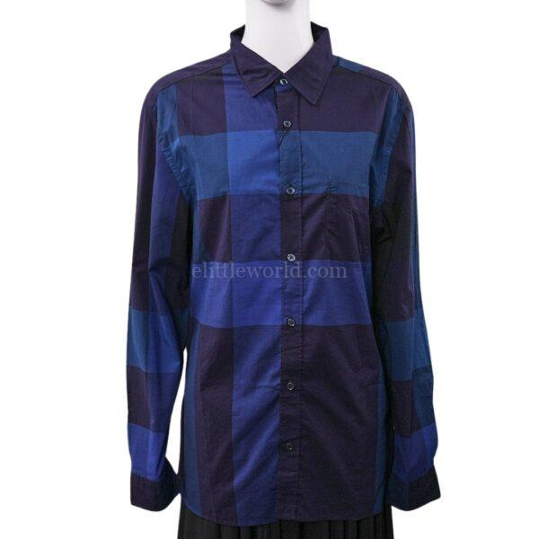 【全新】BURBERRY BRIT 格紋襯衫 M E21111