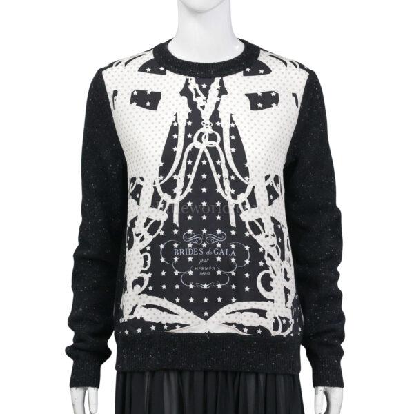 【全新】HERMES PULL ML TWILLAINE 長袖針織衫 40  E24848
