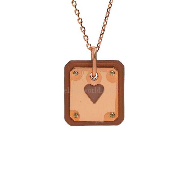 【未使用品】HERMES AS DE COEUR 項鏈 E24841