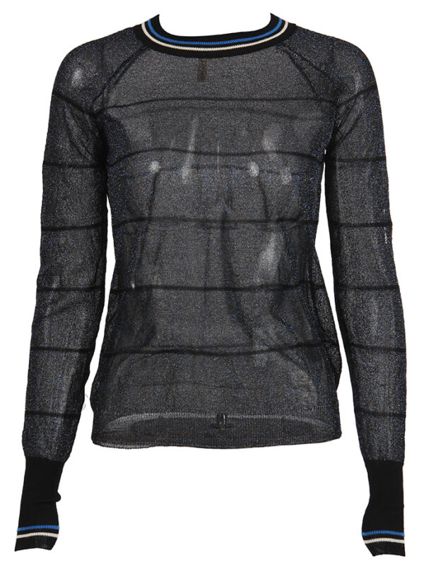 【二手】ISABEL MARANT 對比邊半透明上衣 XXS