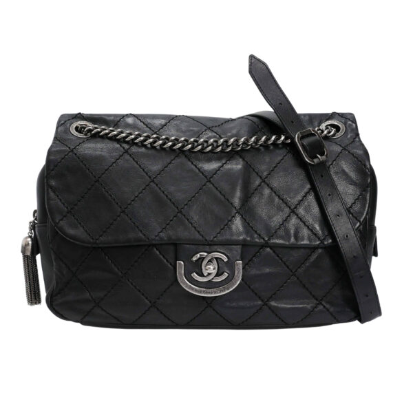 【二手】CHANEL 翻蓋單肩包 A67825 E25184