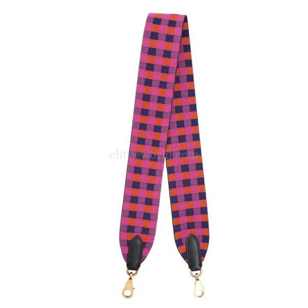 【二手】HERMES MAXI QUADRILLE 50 手袋肩帶 E24877