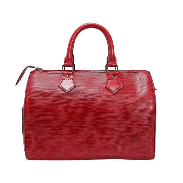 【中古】LOUIS VUITTON EPI SPEEDY 25 VANILLA 手提袋 E24732