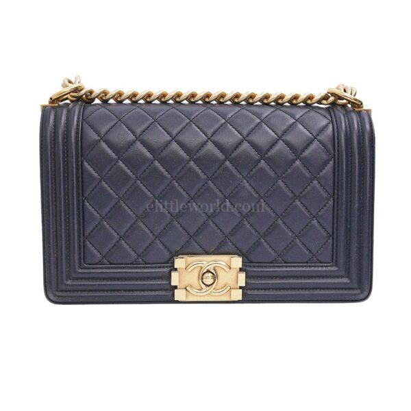 【二手】CHANEL BOY FLAP 25 手袋 A67086 E24861
