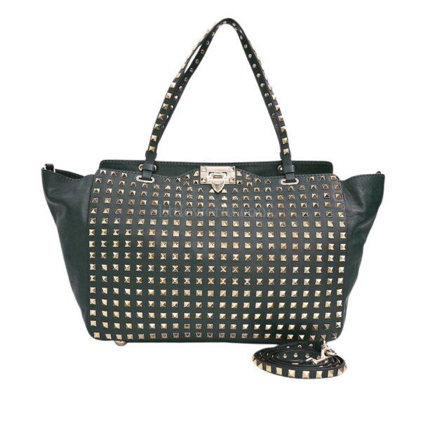 【二手】VALENTINO GARAVANI ROCKSTUD 2用手提包 E20193