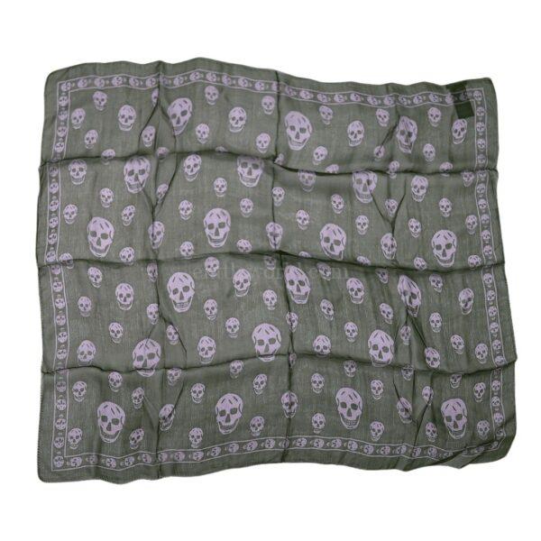 【全新】ALEXANDER MCQUEEN 印花圍巾 E21099