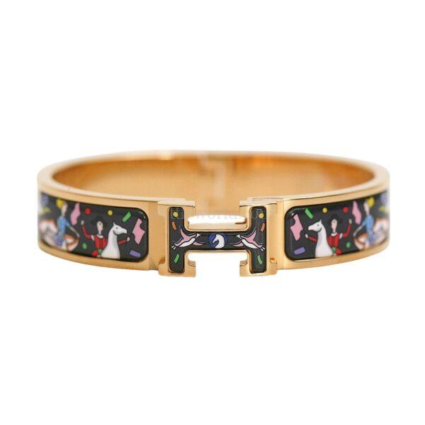 【全新】HERMES CLIC H L'EPOPEE D'HERMES 手鐲 PM E24839