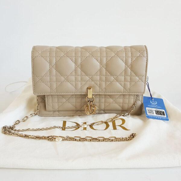 【二手】CHRISTIAN DIOR LADY DIOR 鏈條單肩包 RR2872