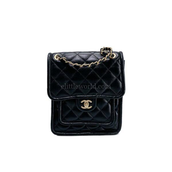 【二手】CHANEL 鏈條雙肩包 AS4734 RR2764