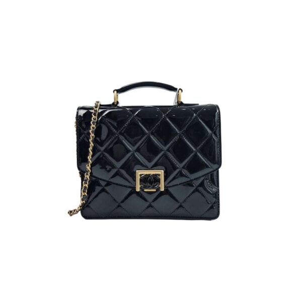 【二手】CHANEL TOP HANDLE 小號垂蓋手袋 AS4184 RR2964