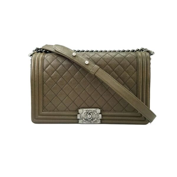 【二手】CHANEL LEBOY 翻蓋手袋 RR2911