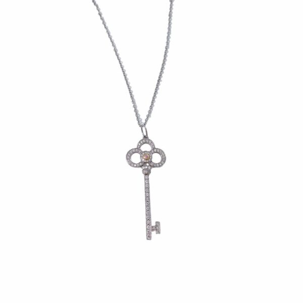 【二手】TIFFANY & CO. TIFFANY KEY 鑽石吊墜項鏈 RR3008