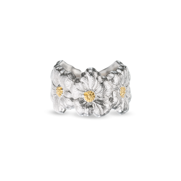 【二手】BUCCELLATI BLOSSOMS 純銀 ETERNELLE 永恆戒指 49 RR2927