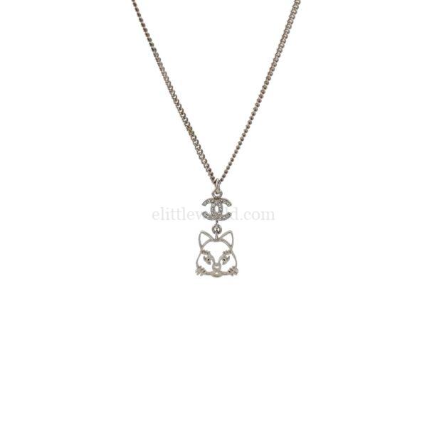 【二手】CHANEL CC 貓貓 項鏈 PD2861