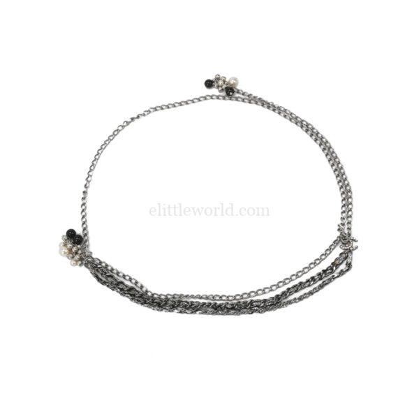 【二手】CHANEL CC 珍珠腰帶 PD2892