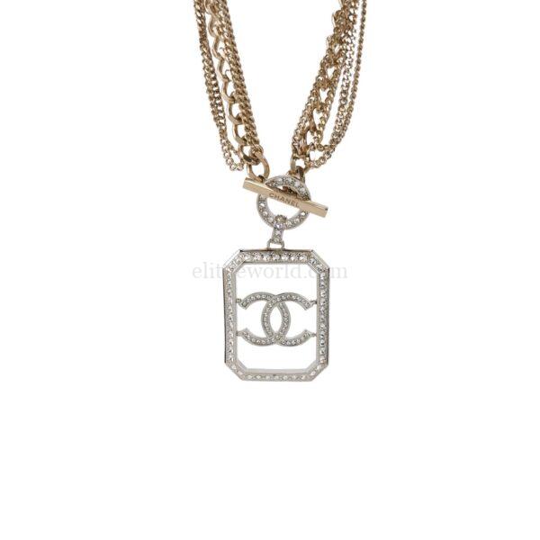 【二手】CHANEL CC 吊墜項鍊 PD2893