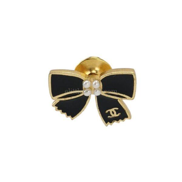 【二手】CHANEL CC 蝴蝶結 胸針 PD2952