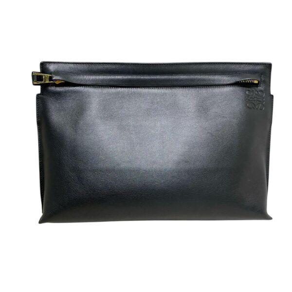 【二手】LOEWE 黑金斜挎包 PD3016