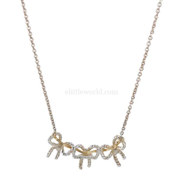 【二手】TIFFANY & CO. 蝴蝶結項鏈 PD3030